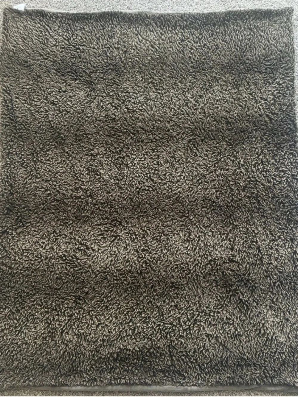 Restoration Hardware Faux Fur Brown Throw Blanket